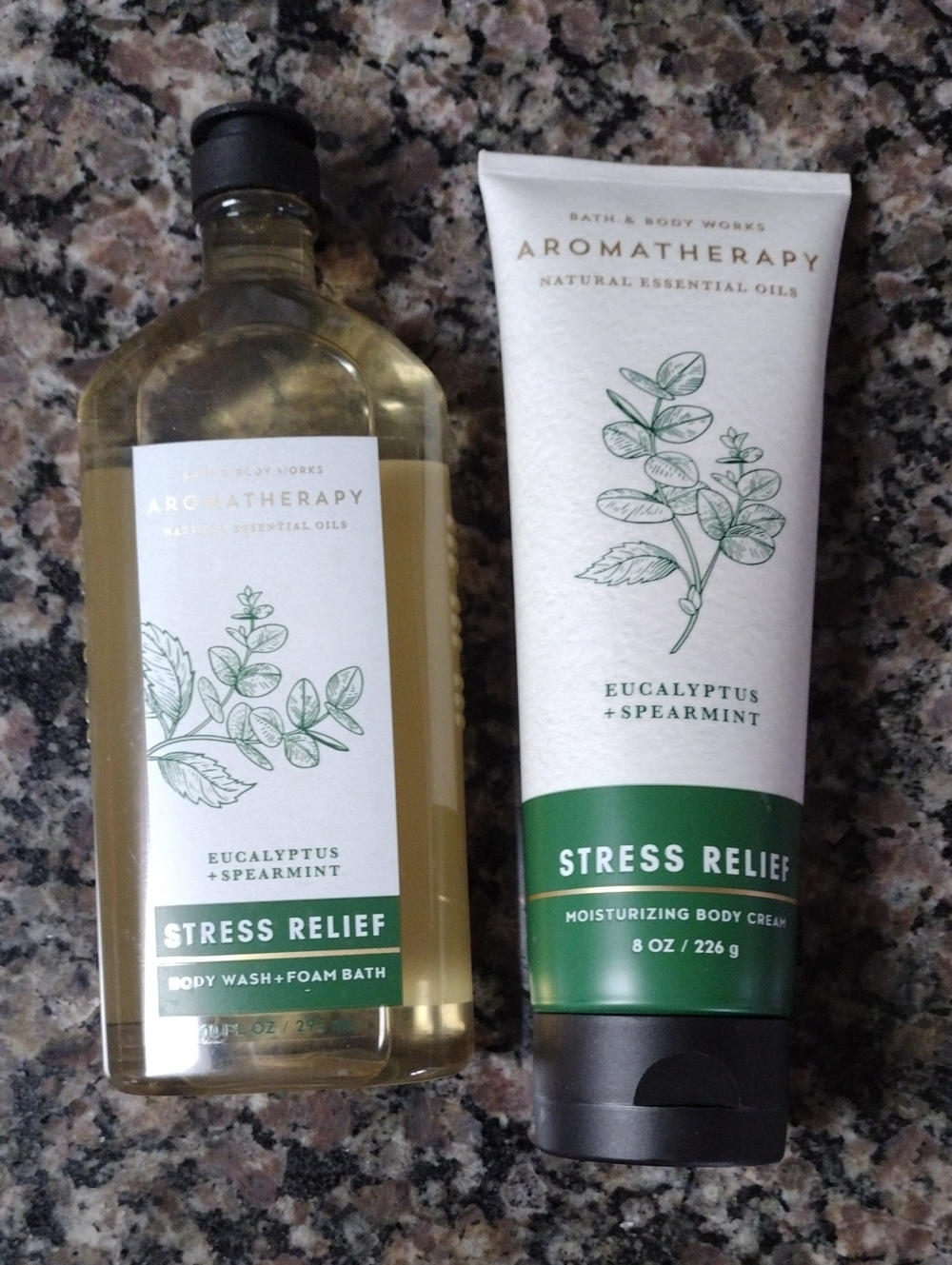 Aromatherapy STRESS RELIEF Body Wash & Foam Bath & Moisturizing Body Cream new 8